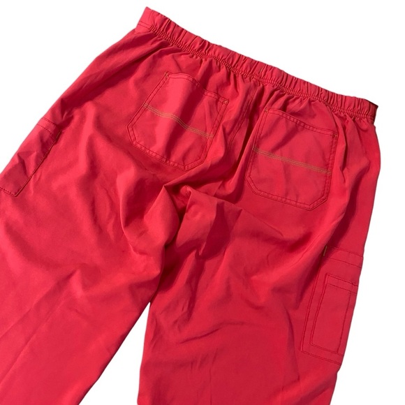 Carhartt Pink Force Cross Flex Utility Boot Cut Cargo Scrub Pants Size XL Petite - Picture 5 of 8
